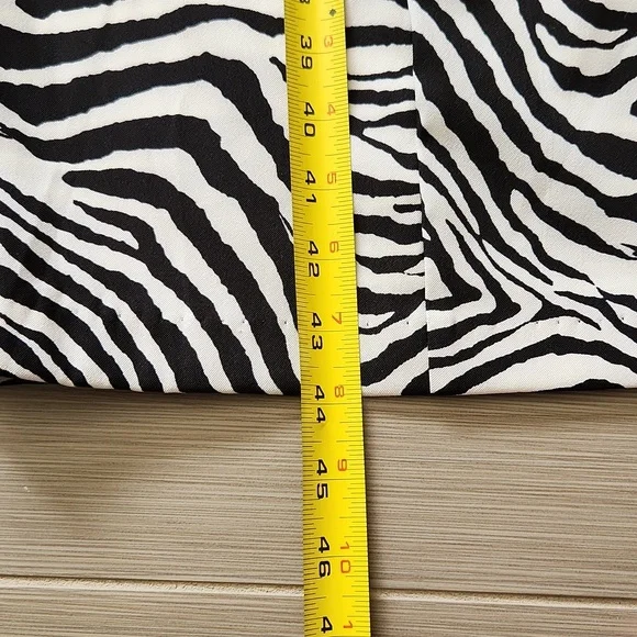 NWT Zebra Print One Shoulder Dress - Picture 11 of 17